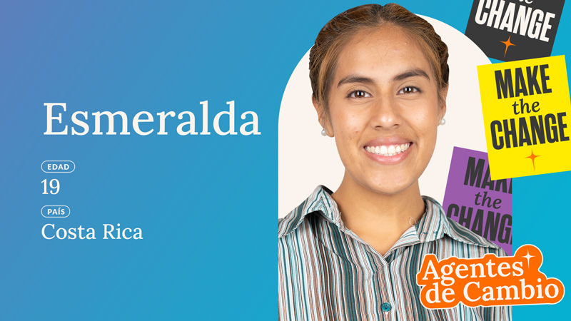 Esmeralda defiende los derechos de la niñez