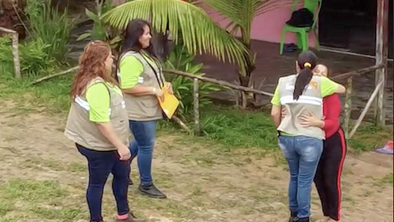 Lusmara, Amarilys y Belzabeth llevan esperanza.