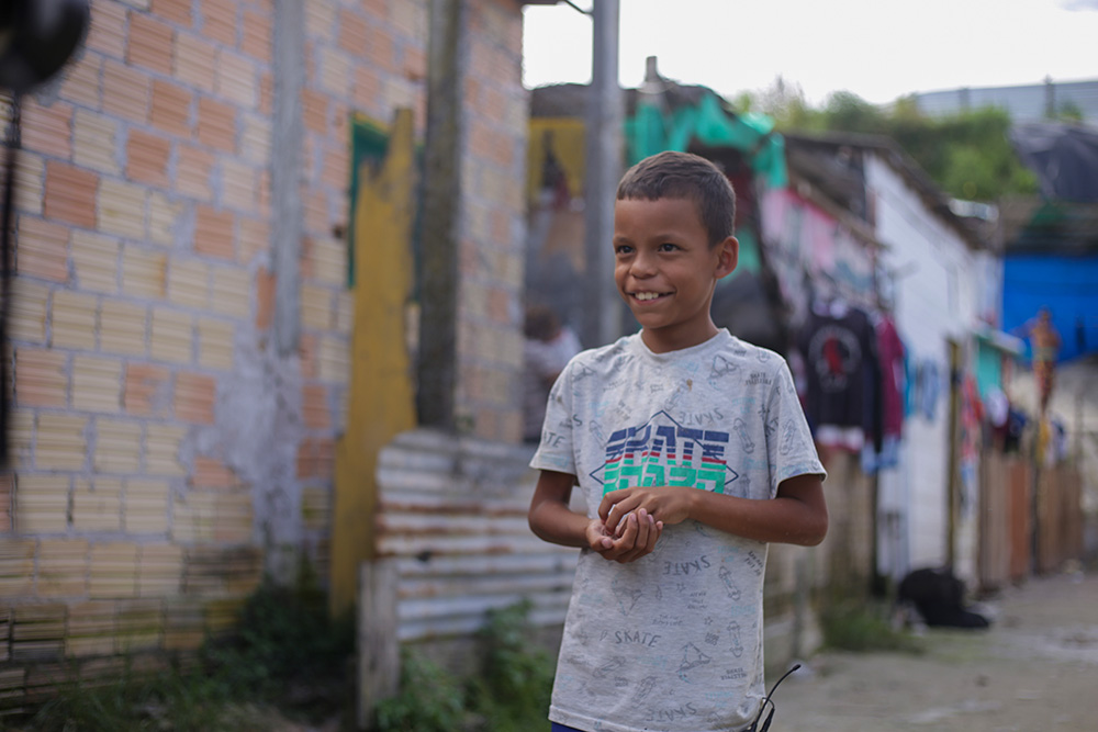 Miguel Ángel está “contento” de asistir a los Espacios Amigables de World Vision.